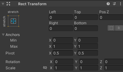 Rect Transform 组件