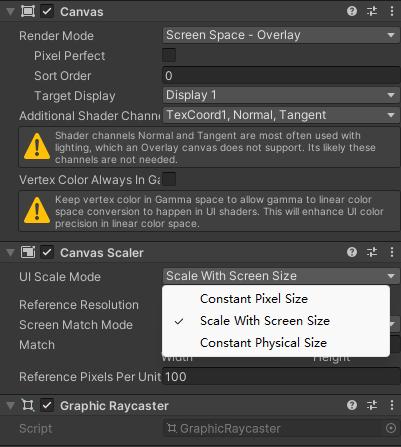 创建 Canvas 对象