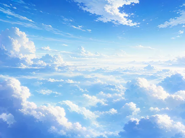 Healing Cloudscape Anime preview 1
