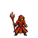 Fire mage cast animation