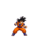 Goku Kamehameha sprite animation