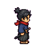 Samurai walking right