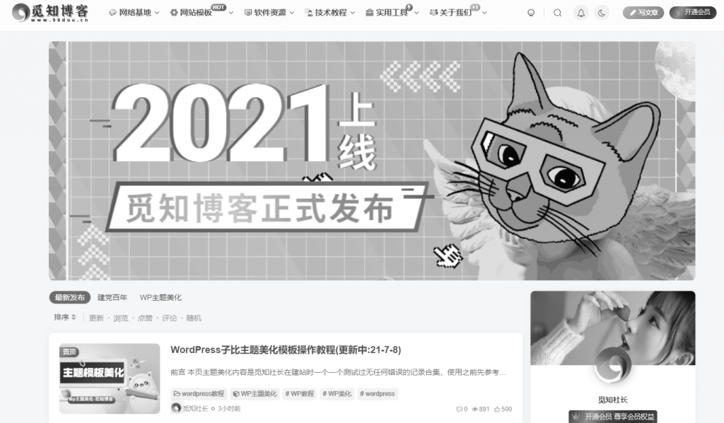 一行简单的代码实现网站全局变灰操作方式及教程方法-觅知博客 一行简单的代码实现网站全局变灰操作方式及教程方法-觅知博客