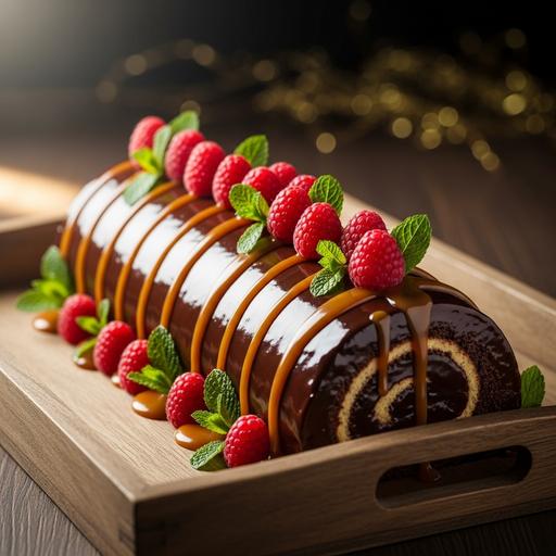 Buché de Noël – Bolo de Natal em Formato de Tronco