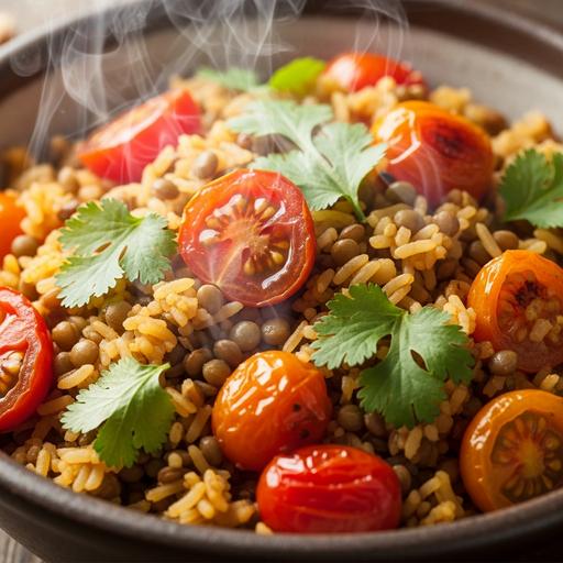Arroz com Lentilha à Mineira