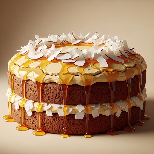 Bolo de Coco Molhado