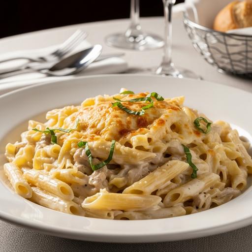 Macarrão Cremoso com Queijo