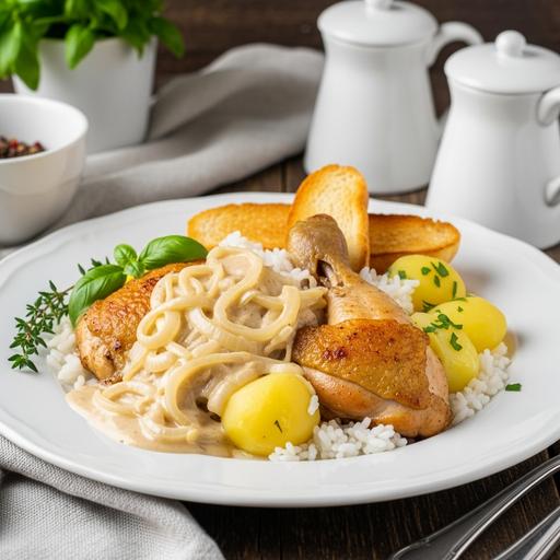 Frango ao Molho de Cebola