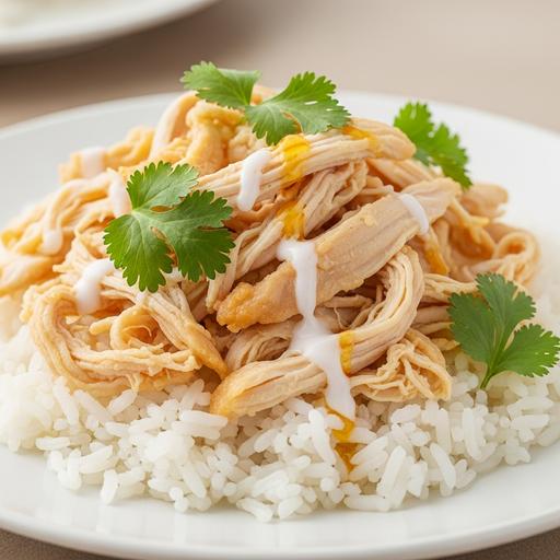 Frango Desfiado no Coco com Tempero Caseiro