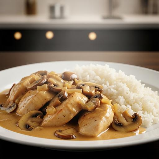 Strogonoff de Frango Caseiro