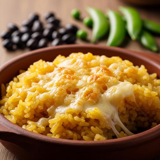Arroz de Forno com Caldo de Carne