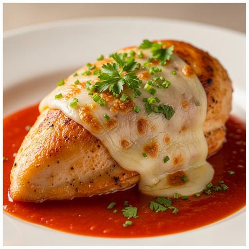 Frango no Forno com Molho de Tomate