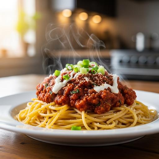 Macarrão à Bolonhesa Caseiro