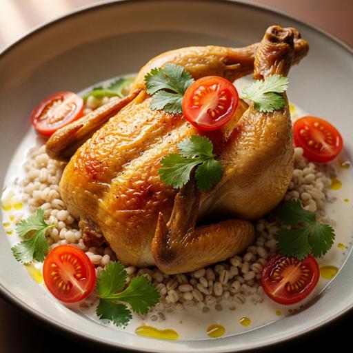 Frango com Coco e Cevada