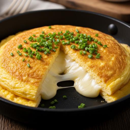Omelete de Queijo Cremoso