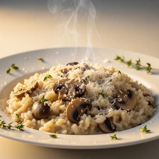 Risoto Cremoso de Cogumelos