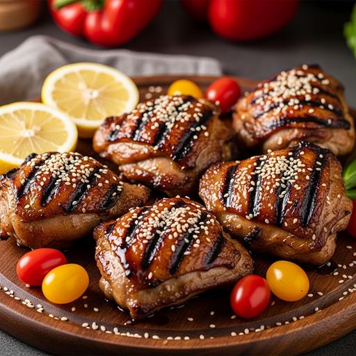 Frango Grelhado ao Molho Teriyaki
