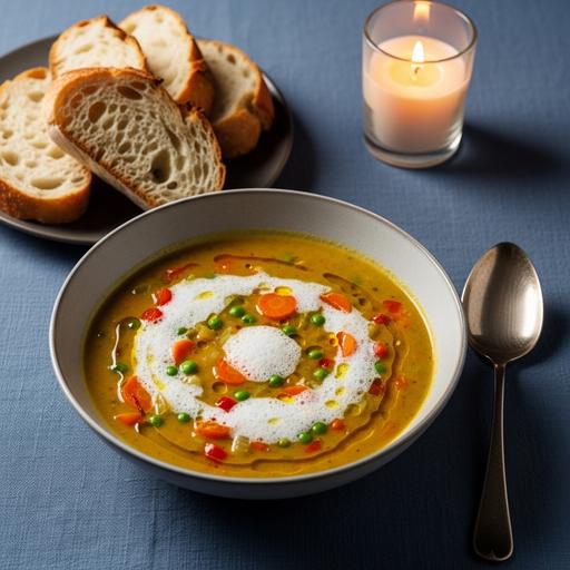 Sopa de legumes cremosa