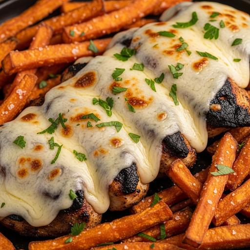 Frango com Catupiry e Batata Doce