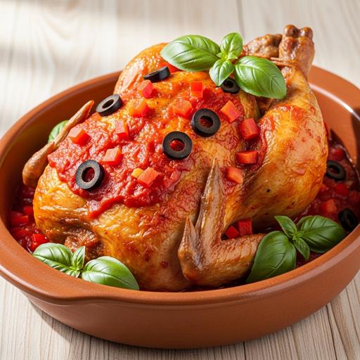 Frango Cacciatore Mediterrâneo