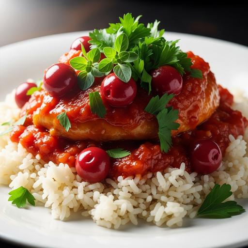 Frango Cacciatore com Molho de Cereja