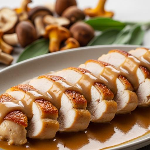 Frango ao Molho de Cogumelos