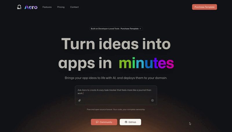 Aero UI - Next.js 15 & Tailwind v4 Premium 3D Landing Page Template