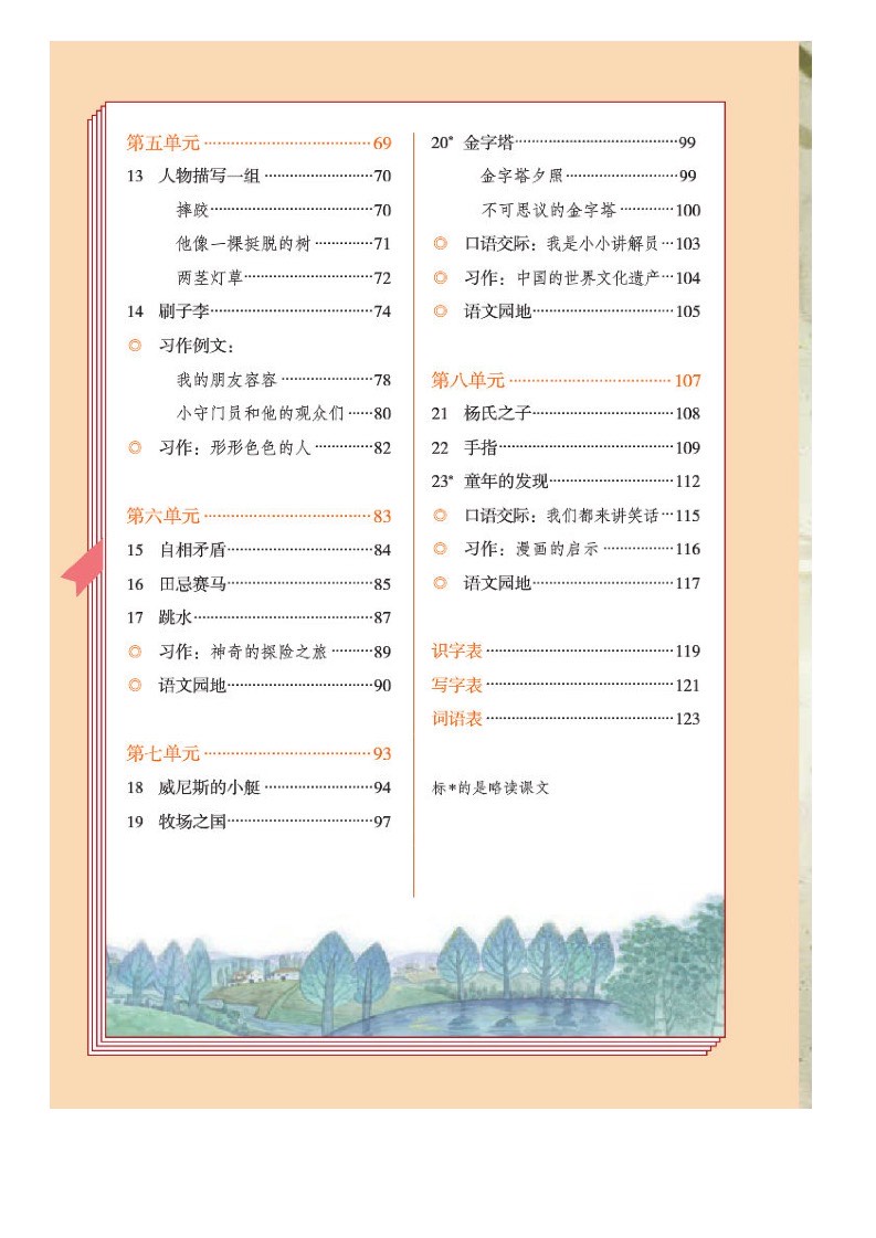 高清图片 | 2020年春语文部编教材五年级下册电子课本