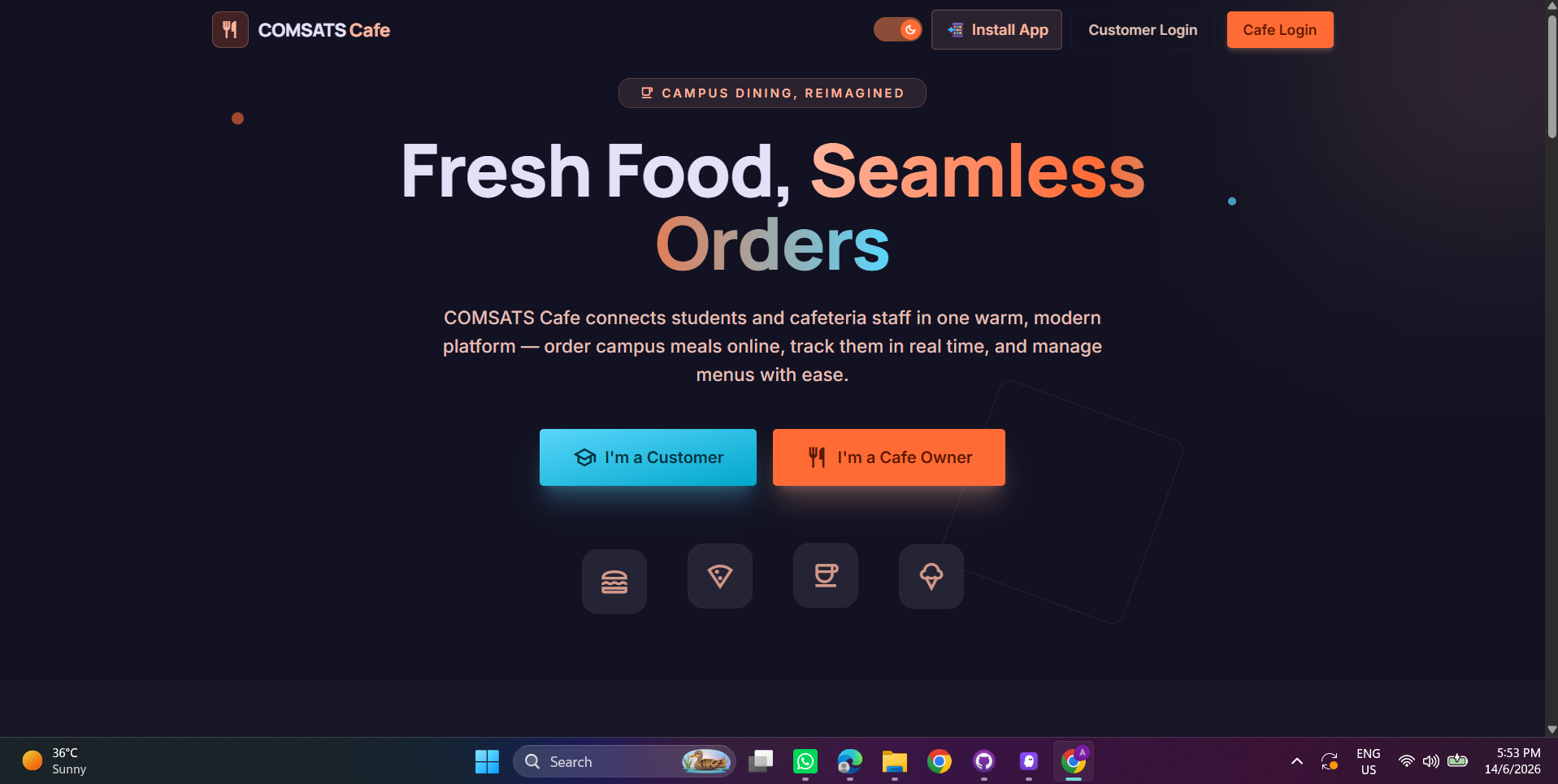 Cafeteria Management System