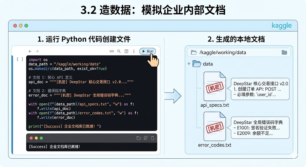 3.2模拟企业内部文档示意图