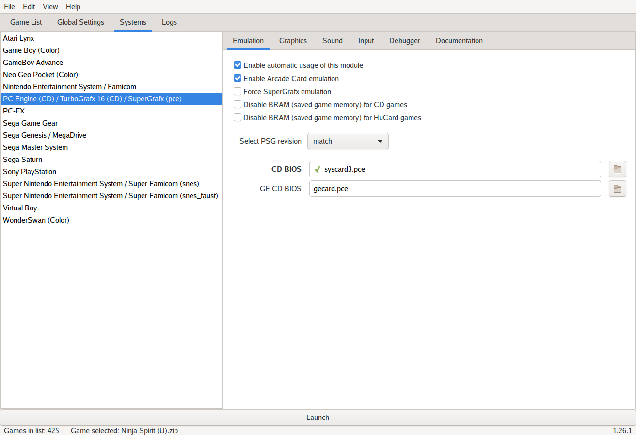 GUI Configuration