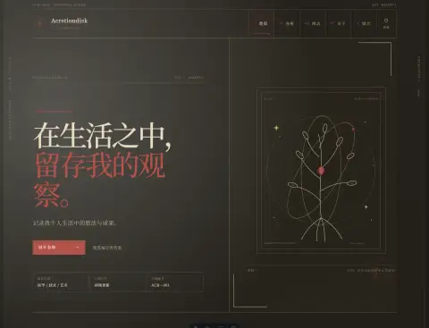 博客首页