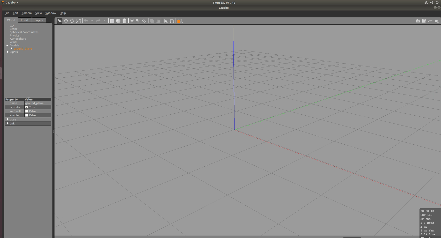 毕设0.1 搭建基于VMWare+Ubuntu18.04的ros1系统并进入gazebo仿真软件
