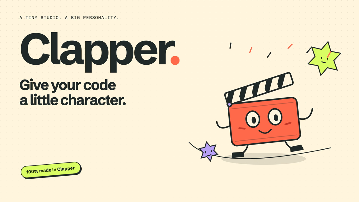Clapper — Write videos in React, render them to MP4, review them like a studio. Open source, MIT,…