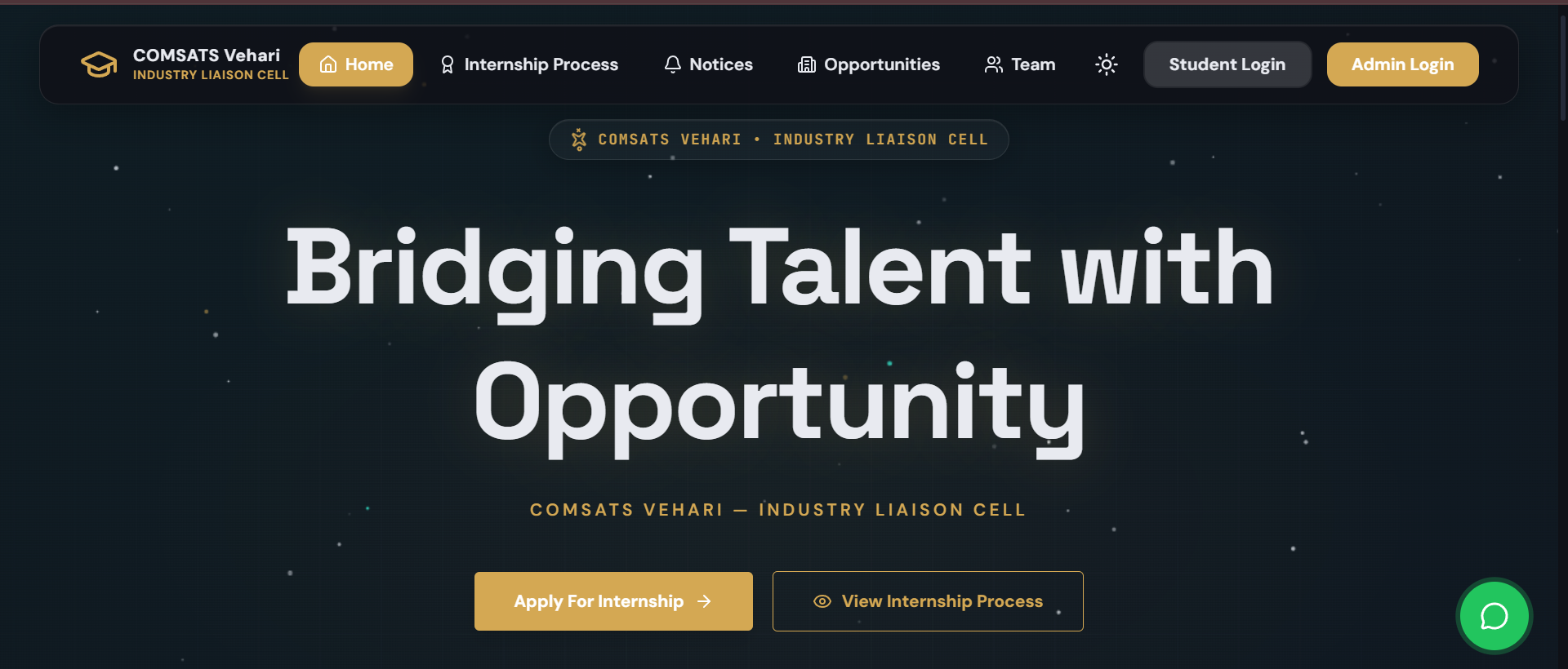 Internship Hub – Industry Liaison Cell Management System