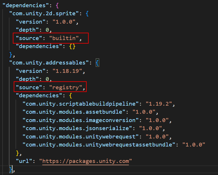 lock file for managing dependencies