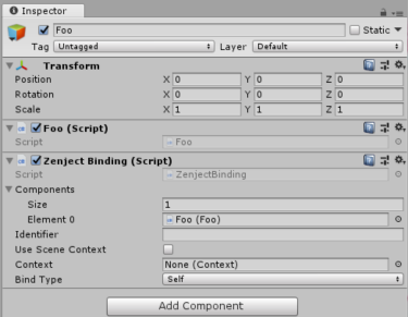 Dependency Injected way of dependency management