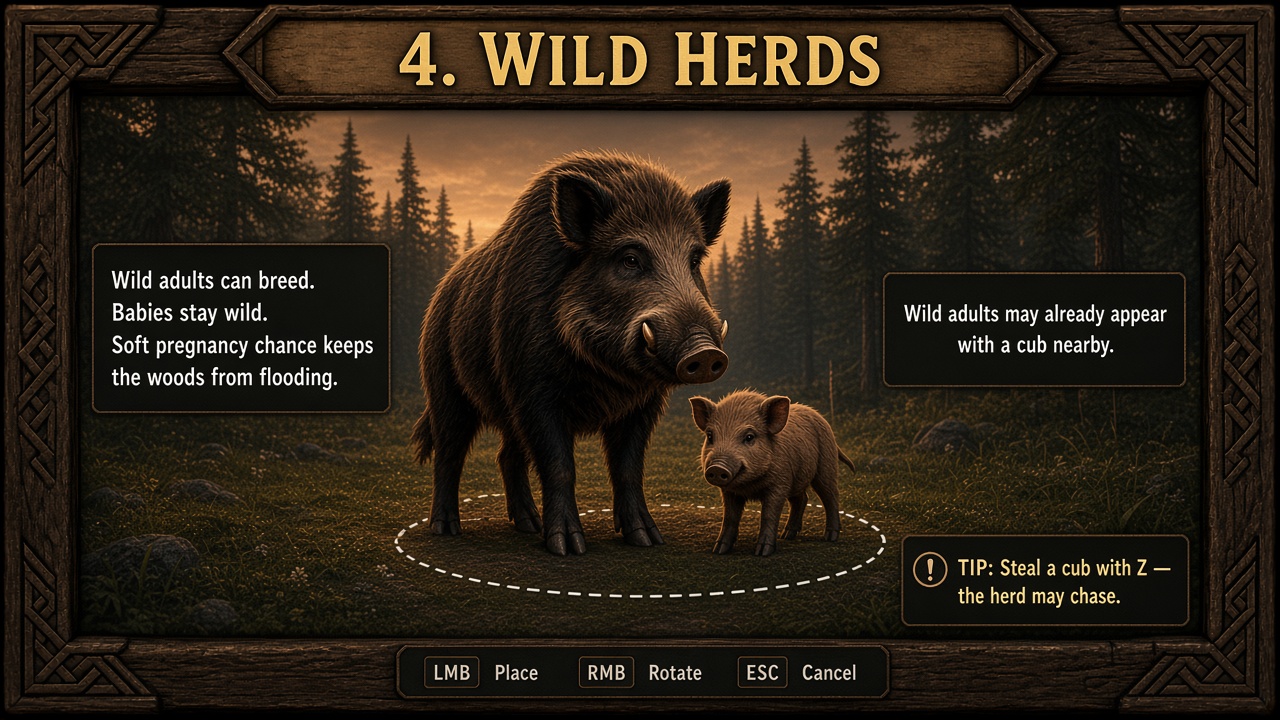 4. Wild herds