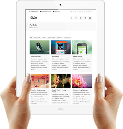 Hands Holding An iPad