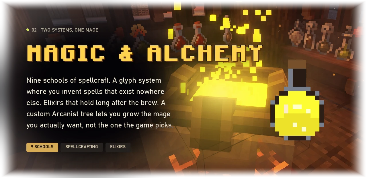 Magic and Alchemy - two systems, one mage