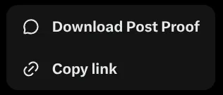 Download Post Proof UI