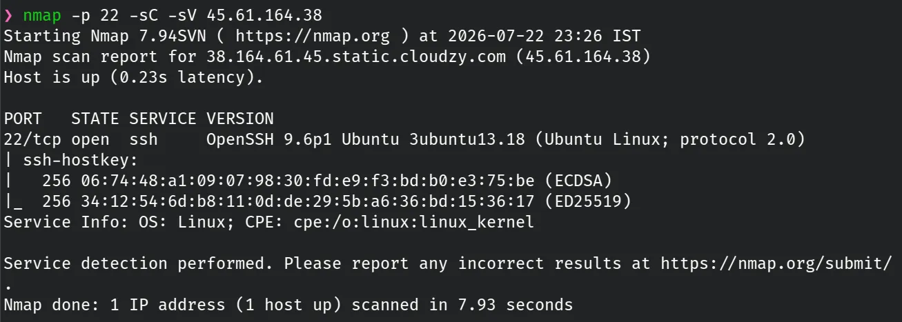 nmap scan