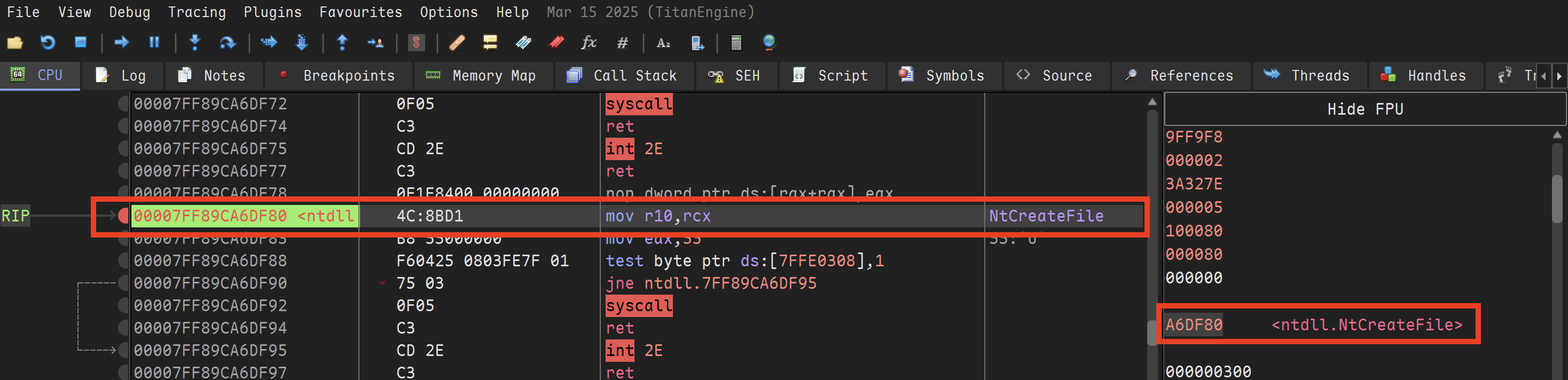 NtCreateFile