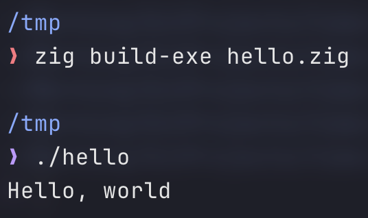 hello world