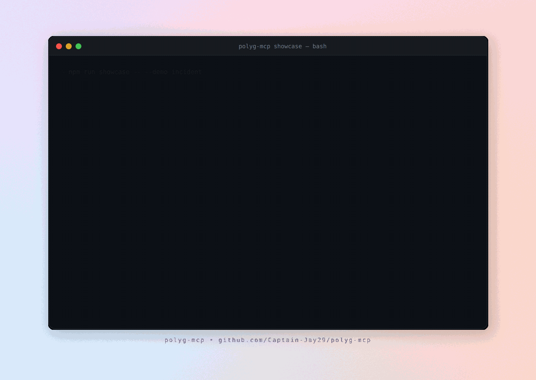polyg-mcp incident investigation demo