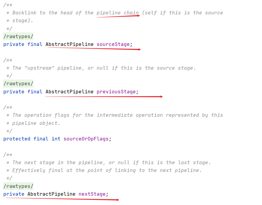 AbstractPipeline的stage属性 AbstractPipeline的stage属性