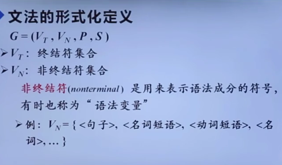 非终结符