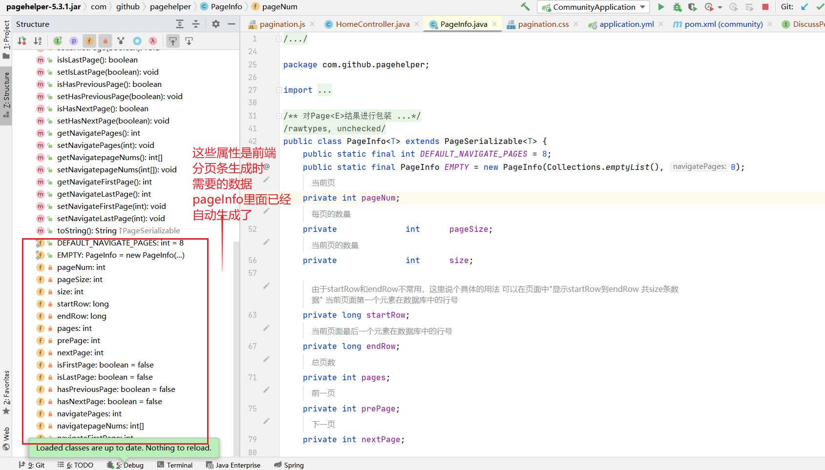 Optional title PageInfo类