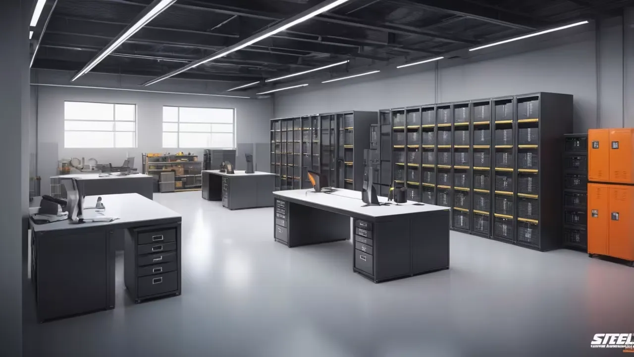 Industrial Steel Storage Solutions and Workspace Optimization