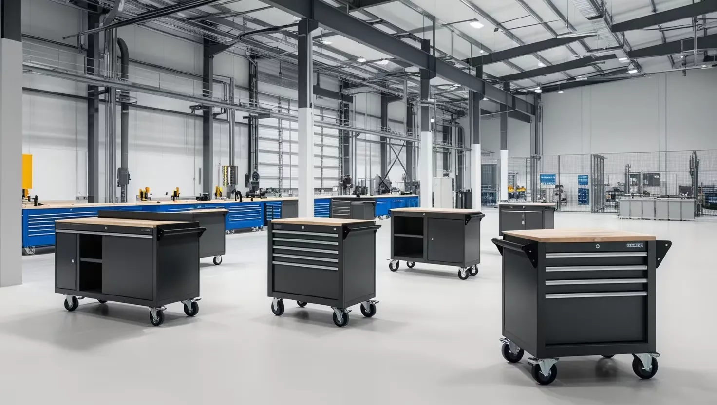 Industrial Steel Trolley